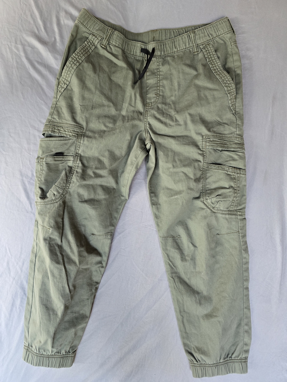 Wrangler Men's Olive Green Cargo Jogger Pants